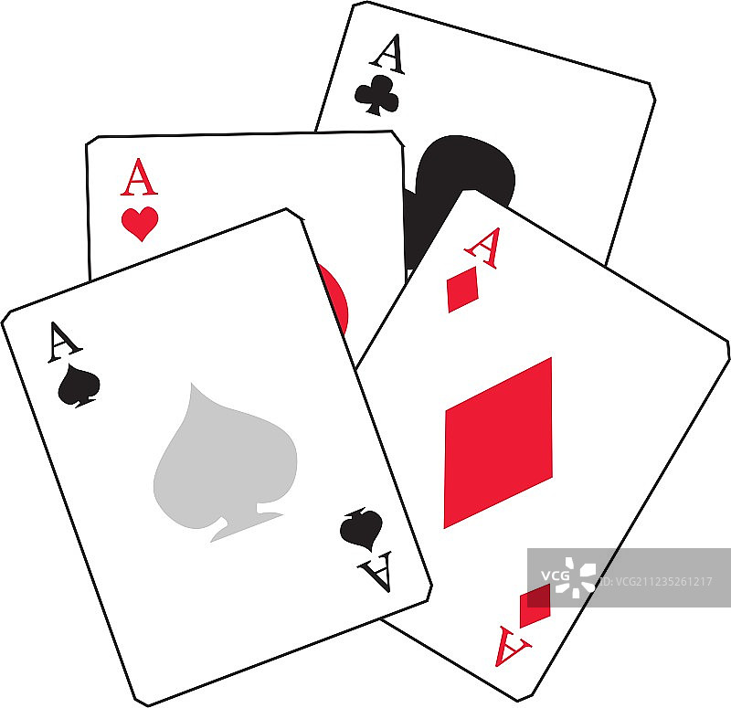 Aces扑克牌图片素材