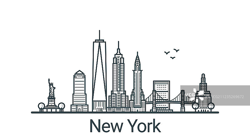 纽约banner图片素材