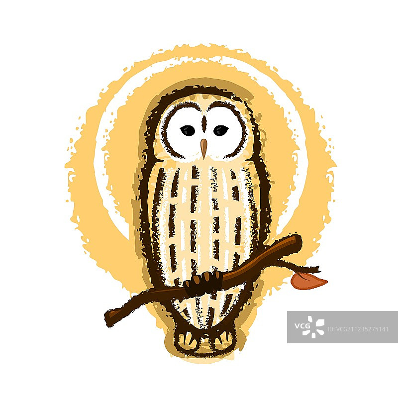 禁止猫头鹰图片素材