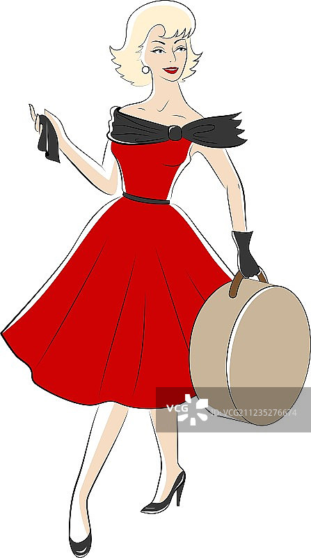 50年代的女人图片素材