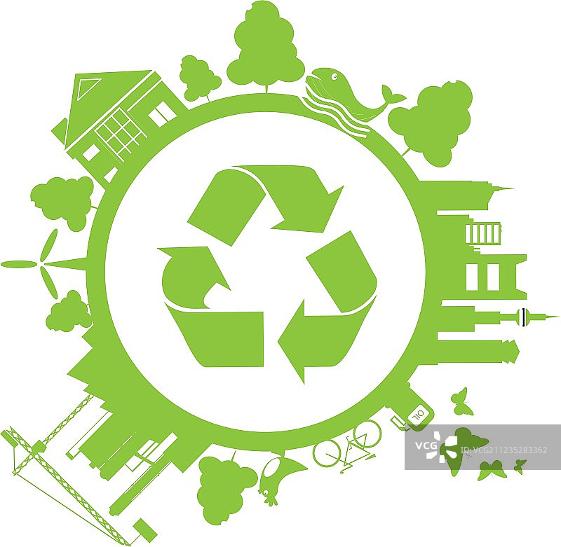 保护绿色图片素材