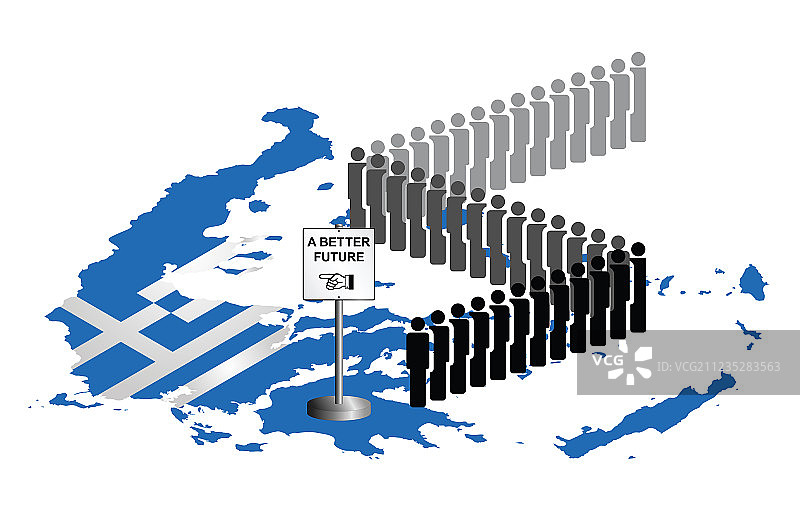 希腊移民图片素材