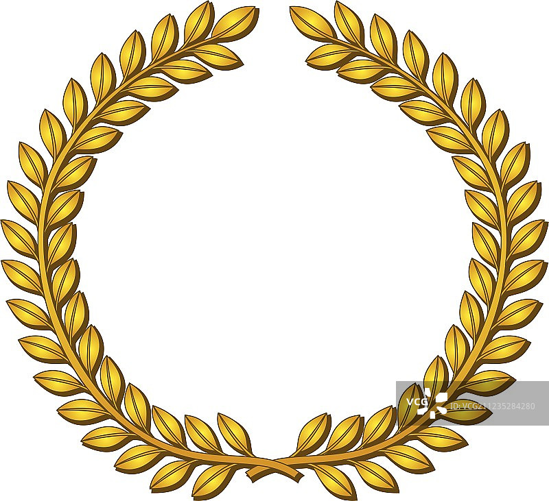 月桂花环图片素材