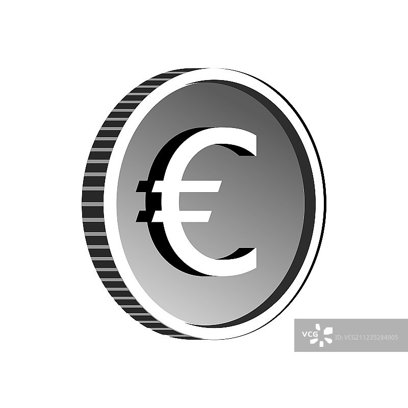 欧元符号简约图标图片素材