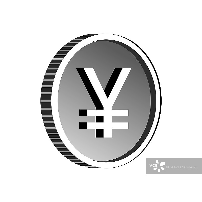 日元货币符号图标简约风格图片素材