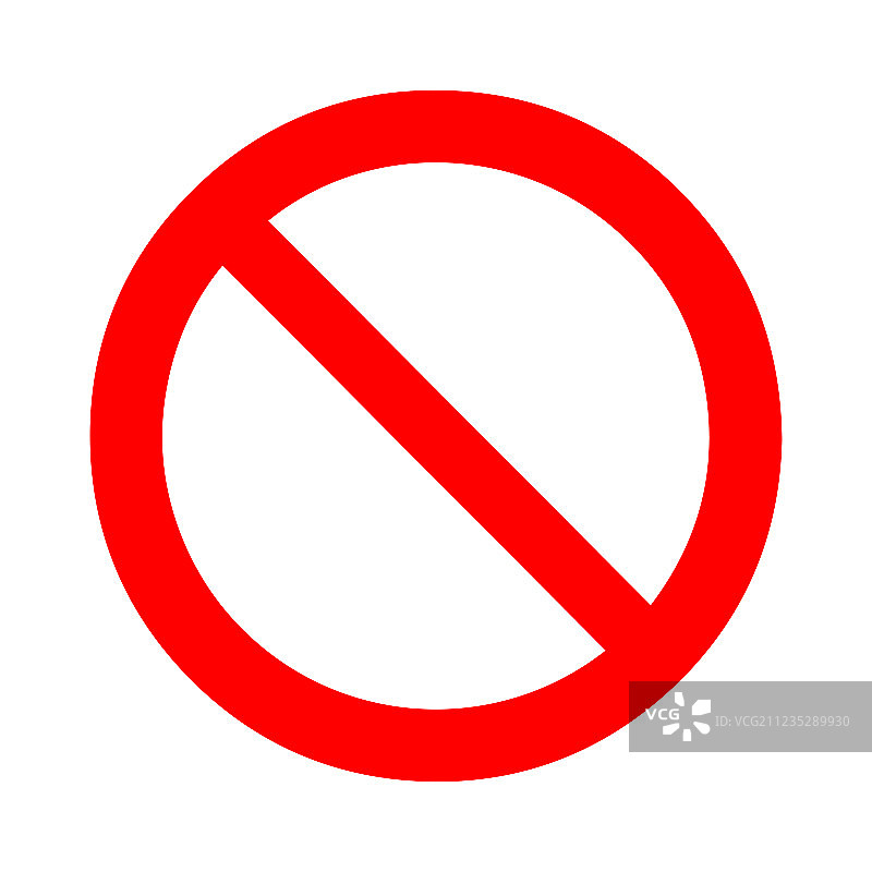 禁止标志图片素材