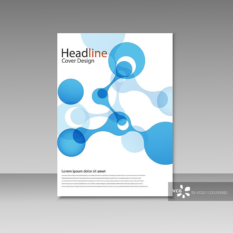 抽象分子结构模板图片素材