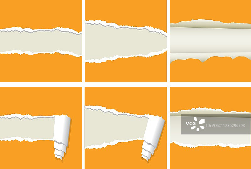 撕裂的纸张图片素材