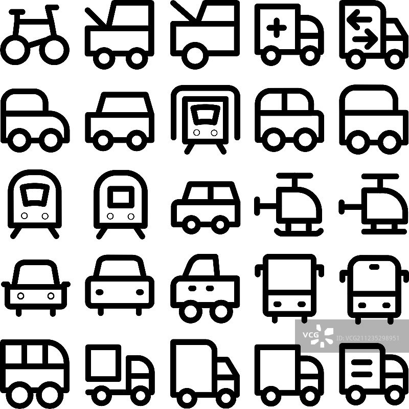 交通运输图标6图片素材