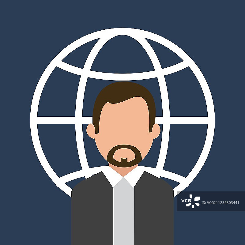 扁平风格金融商业图标图片素材