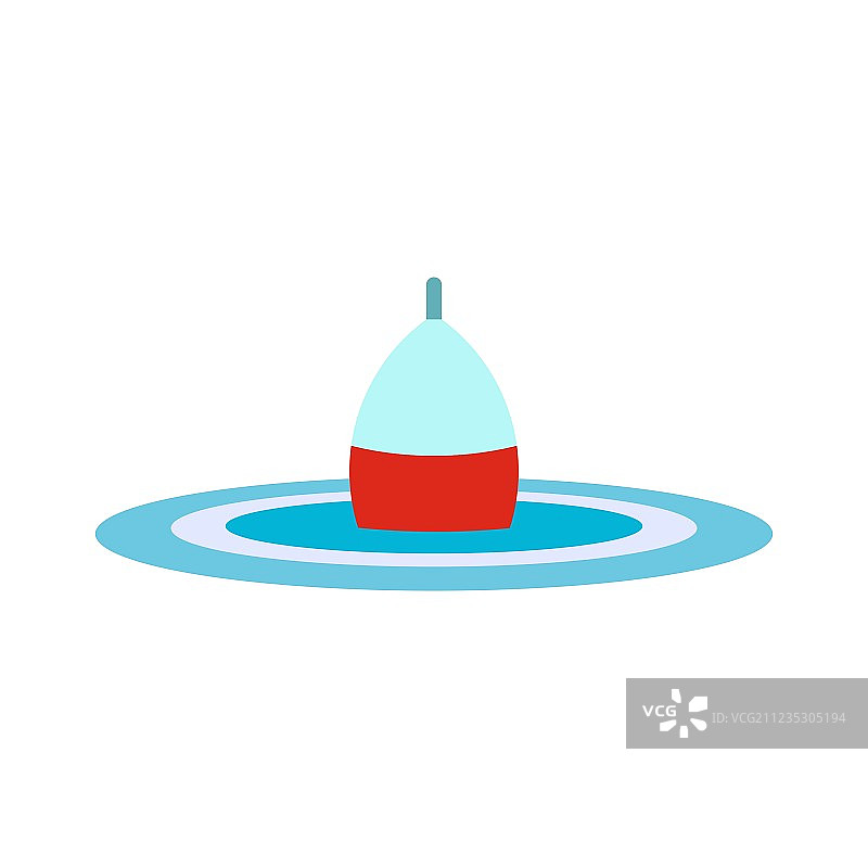 扁平风格的浮标图标图片素材