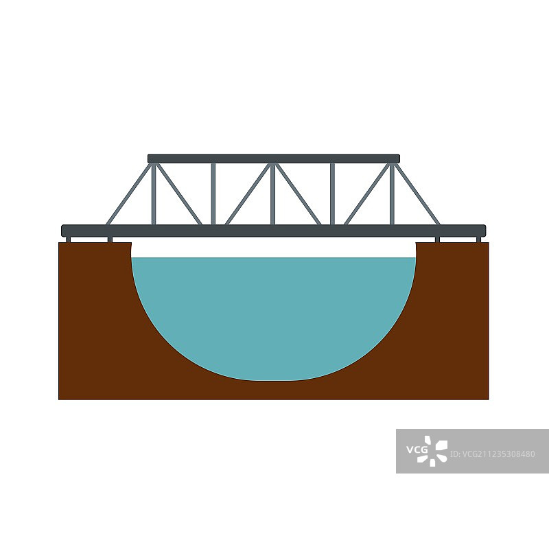 铁路桥图标图片素材