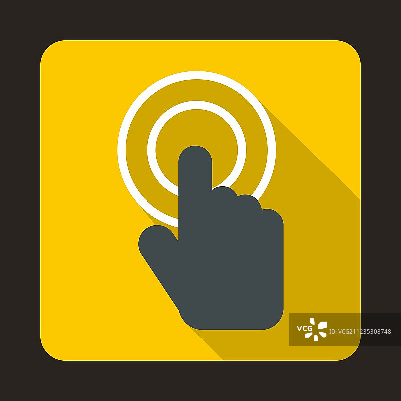 指针电脑鼠标图标扁平风格图片素材