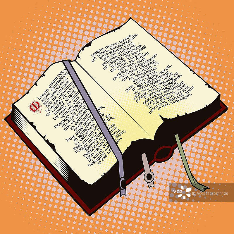 复古波普艺术风格旧书素材图片素材