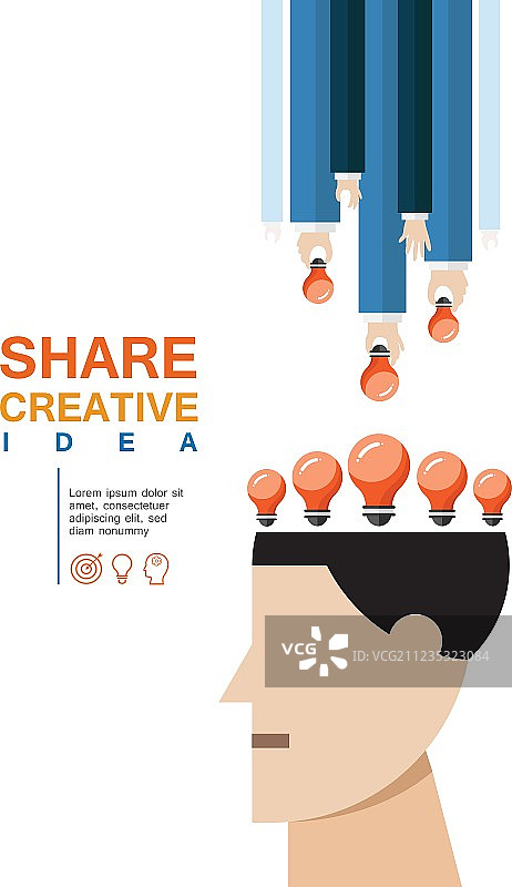 分享创意理念图片素材