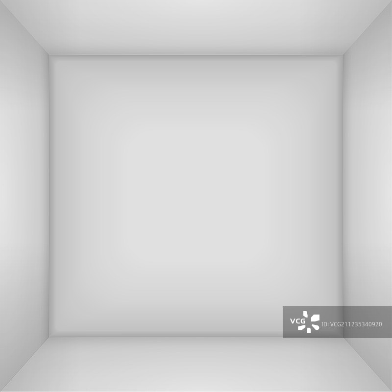 盒子3D顶视图，盒子的内部空间图片素材