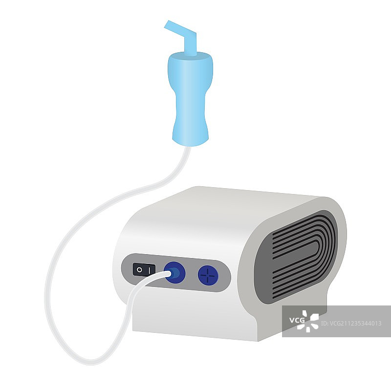 用于治疗哮喘和呼吸道疾病的雾化器图片素材