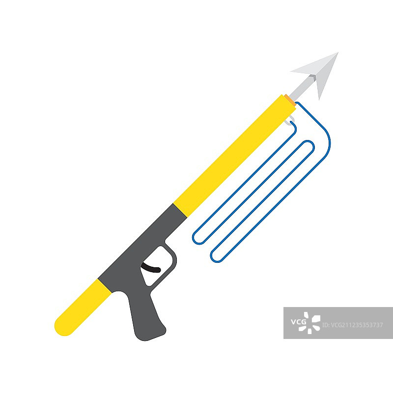 鱼枪或鱼叉武器图片素材