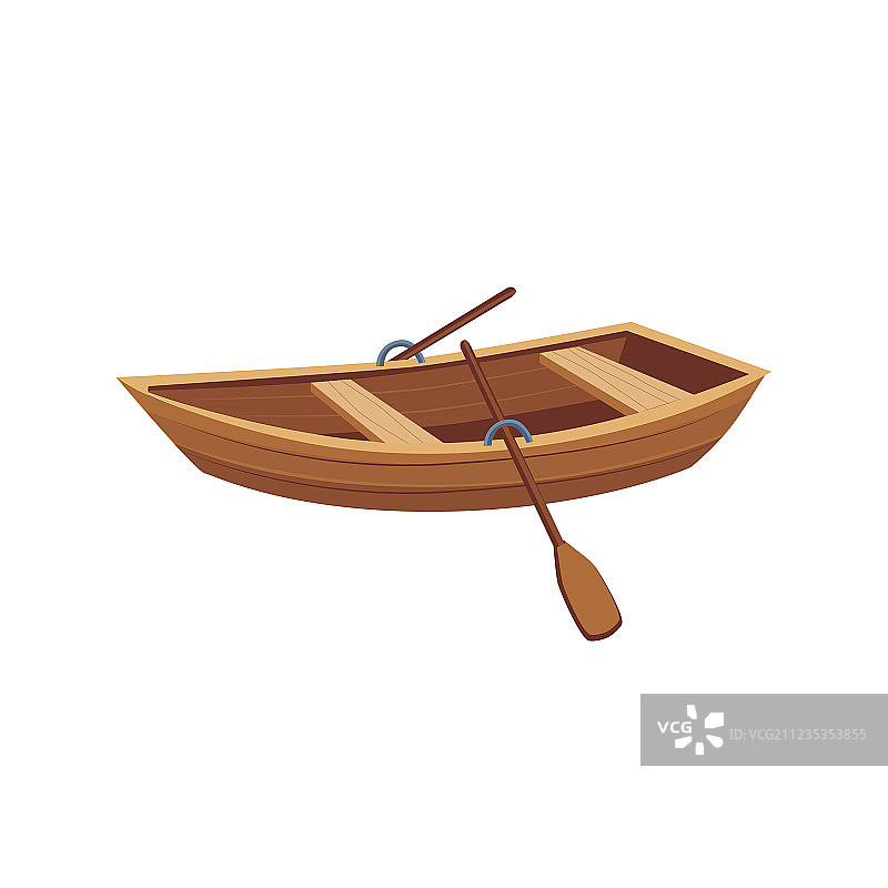 带脚踏板的木船图片素材