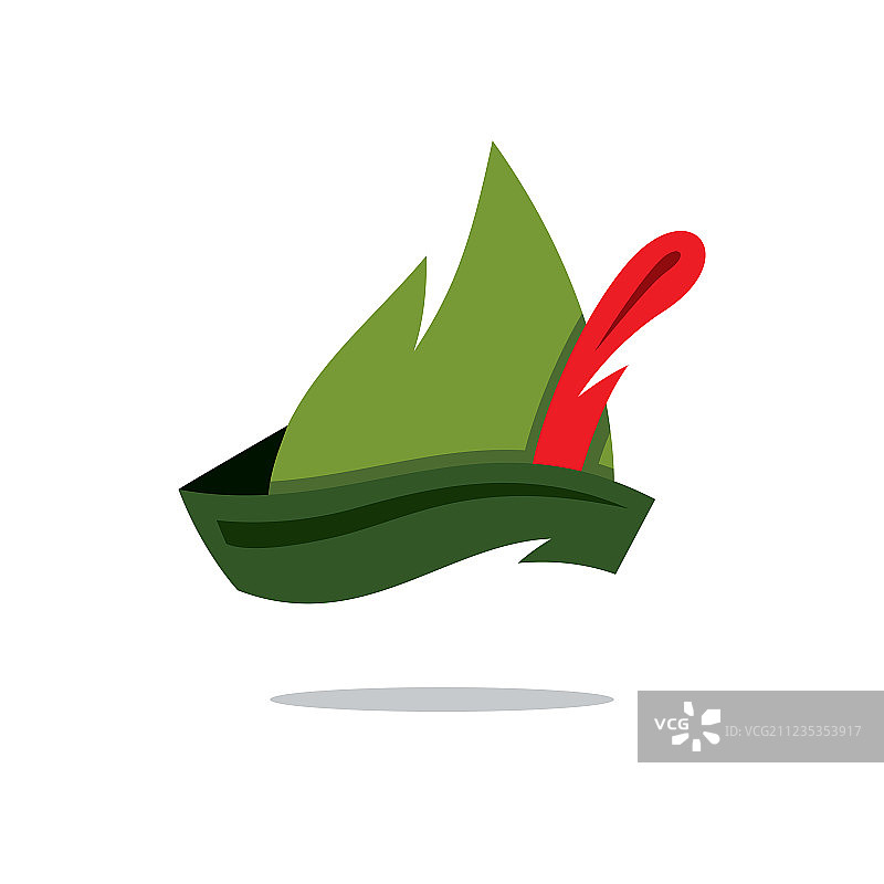 罗宾汉帽子卡通图片素材