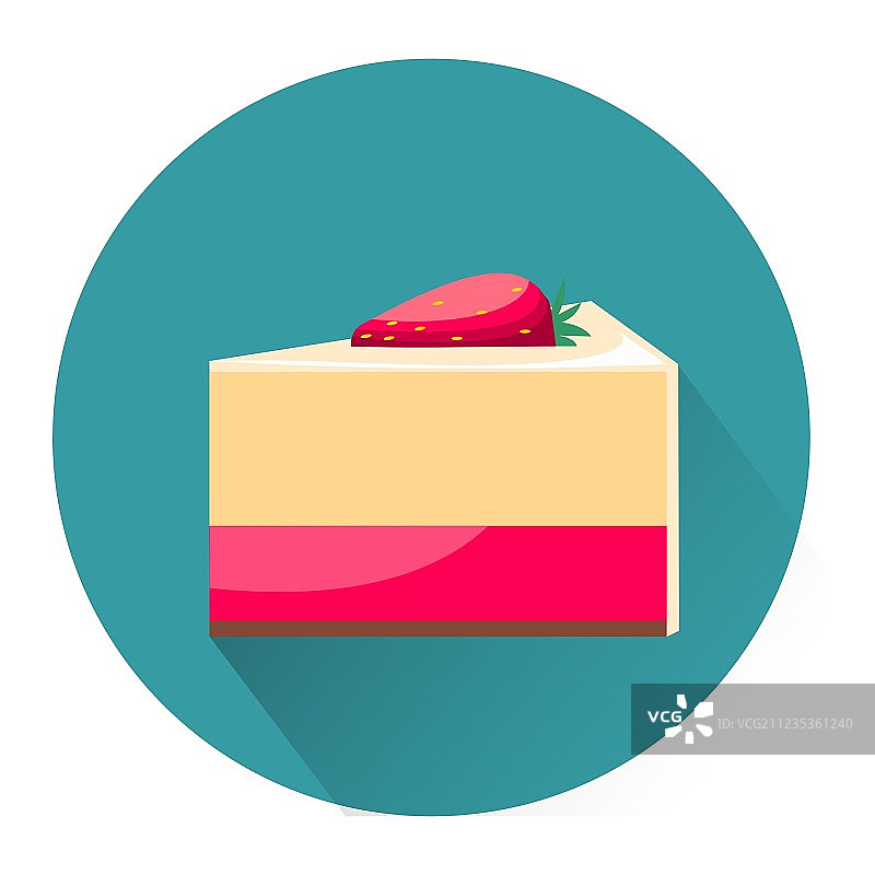 卡通甜点蛋糕图标图片素材
