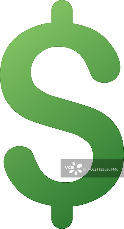 美元渐变图标图片素材