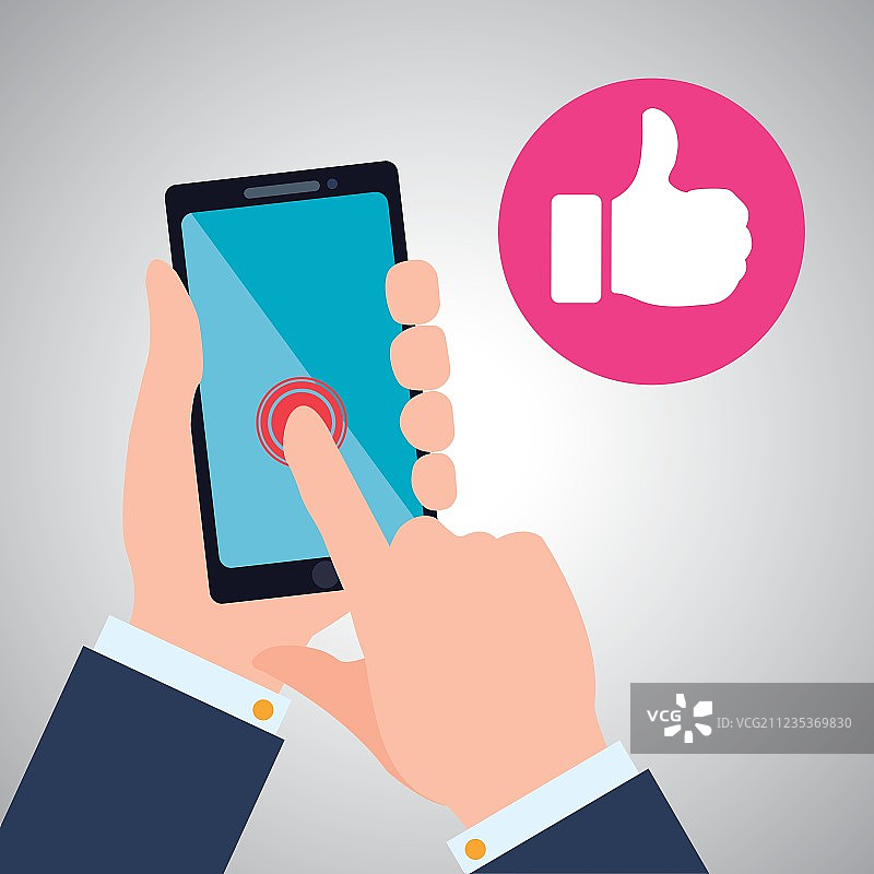 智能手机设计应用概念丰富多彩图片素材