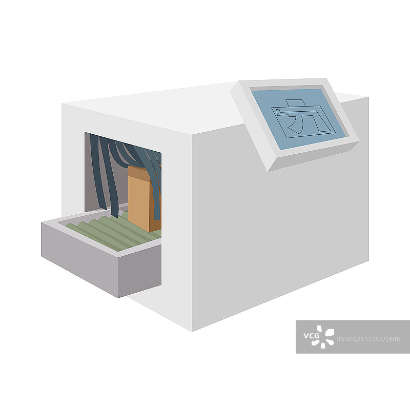 机场行李托运卡通图标图片素材