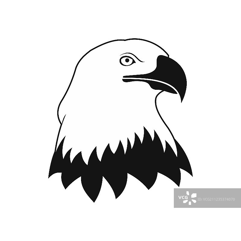 白头海雕图标图片素材