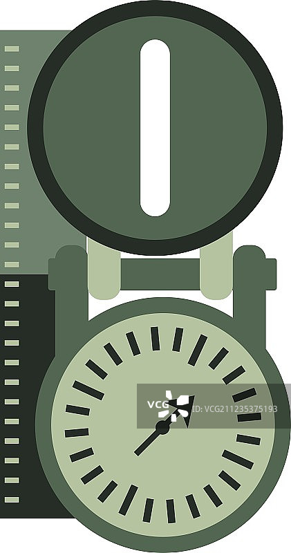 地雷炸弹武器军事扁平渲染图片素材