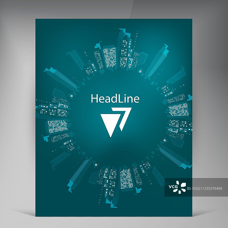 抽象现代宣传单图片素材