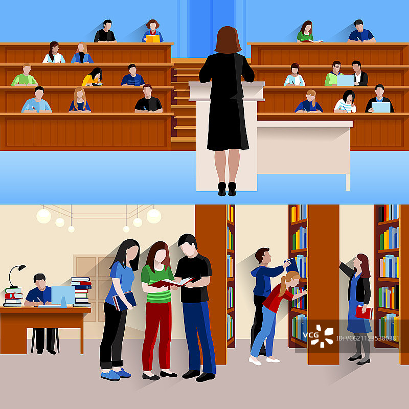 大学校园横幅图片素材