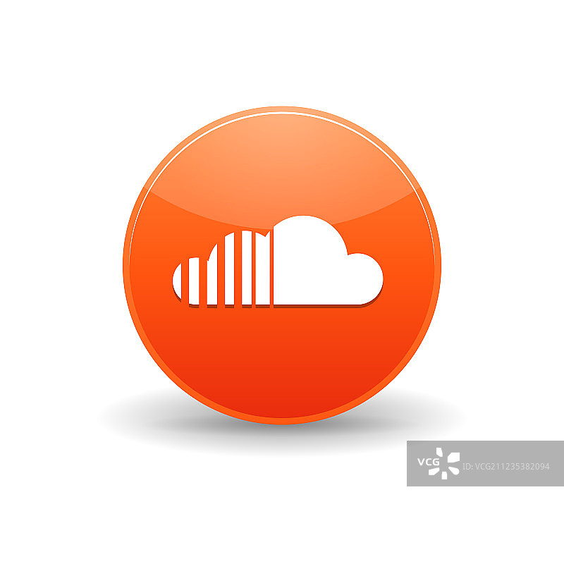 Soundcloud图标简约风格图片素材