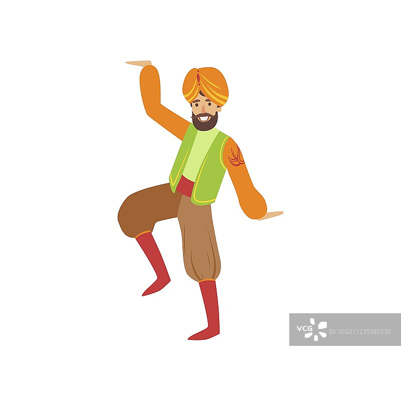 跳舞的锡克教男子图片素材