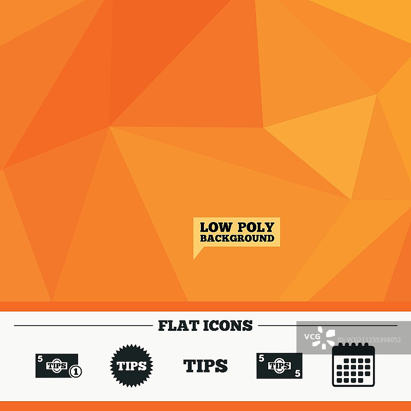 技巧图标，带硬币的现金符号图片素材