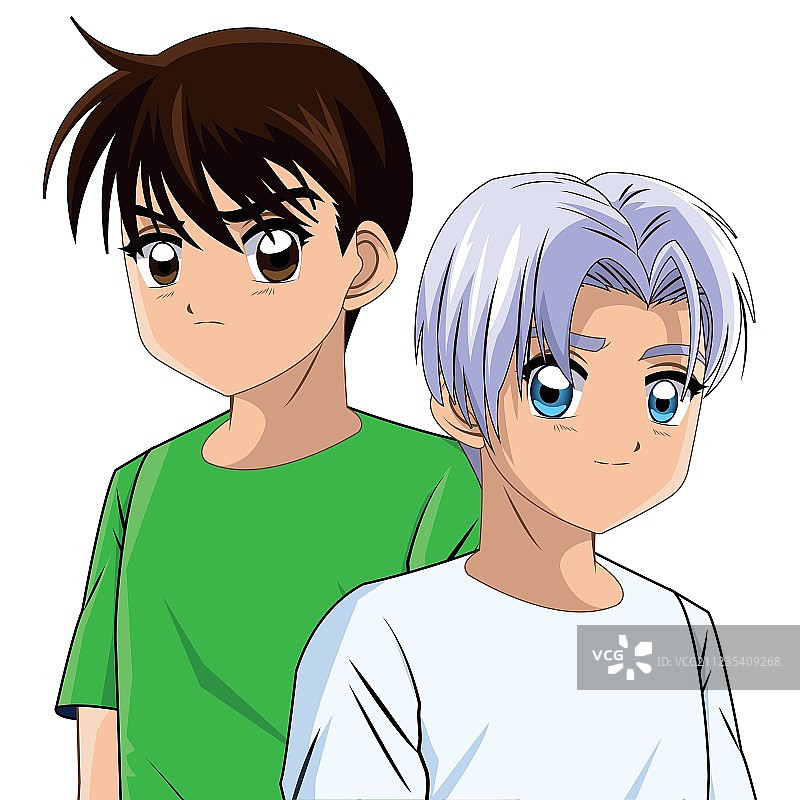 男孩动漫男性漫画卡通图标图形图片素材