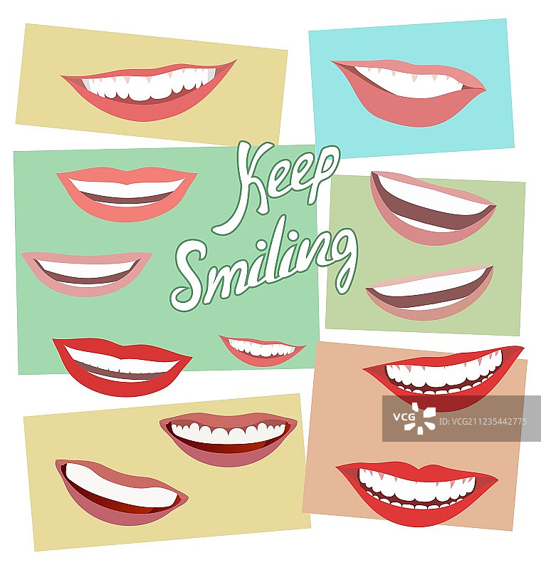 保持微笑图片素材