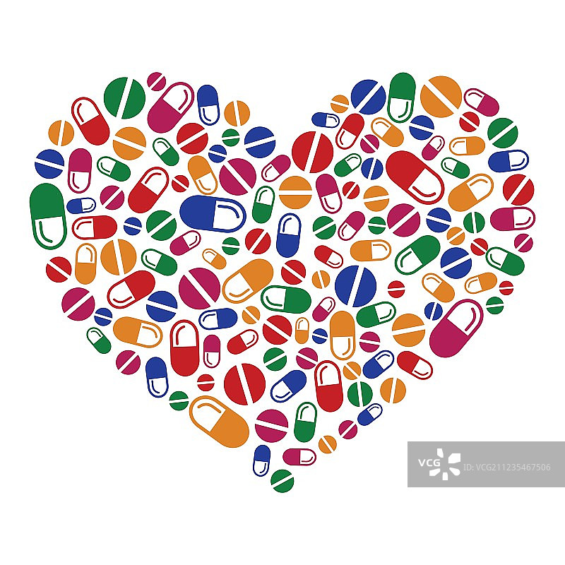 抽象爱心图片素材