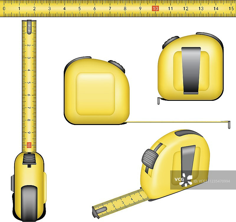 手持卷尺图片素材