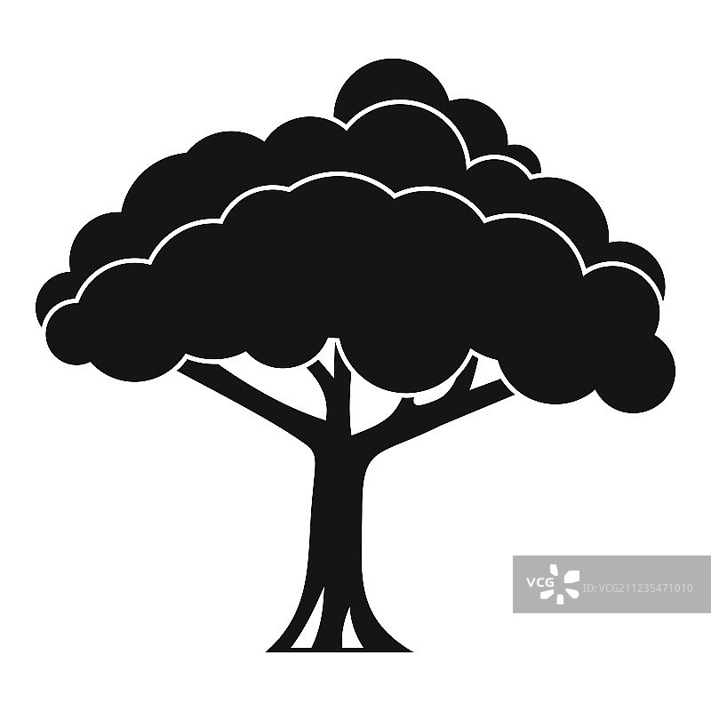 简约风格树形图标图片素材