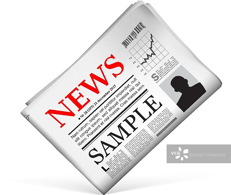 空白报纸图片素材