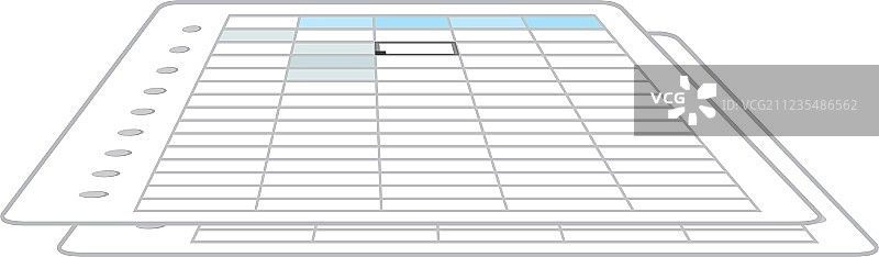 电子表格文件图片素材