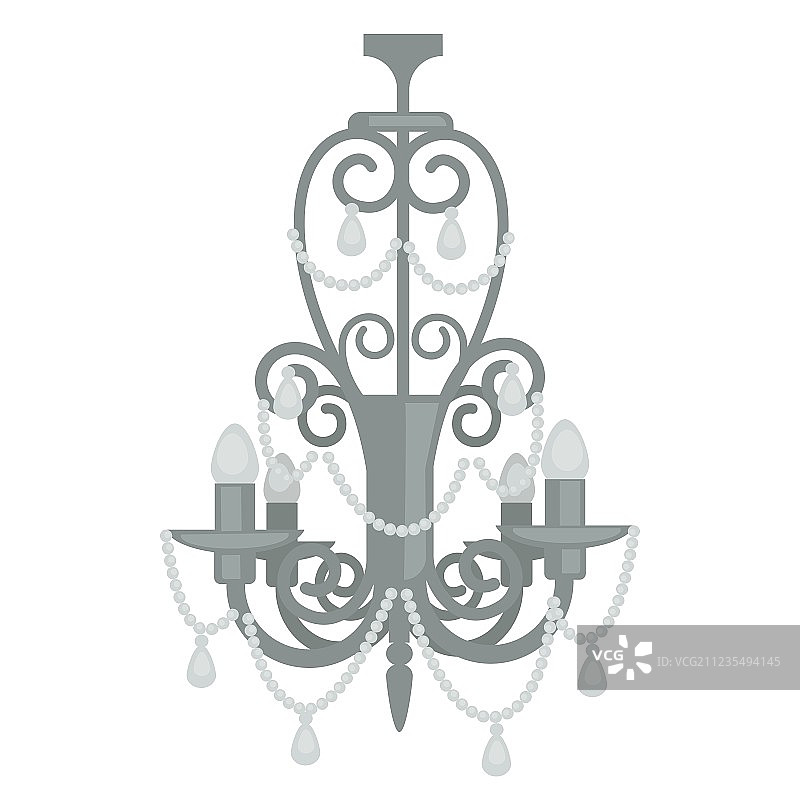 孤立的室内灯具设计图片素材