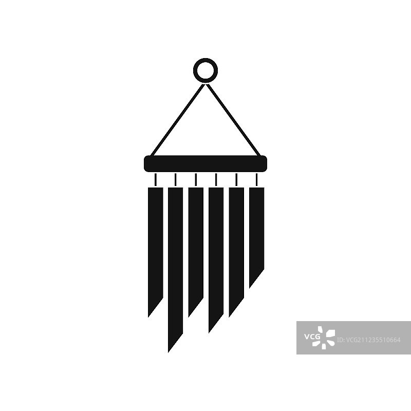 简约风格的风铃图标图片素材