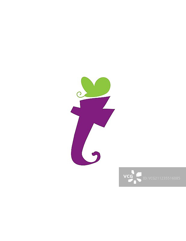 情人节小写字母t图片素材