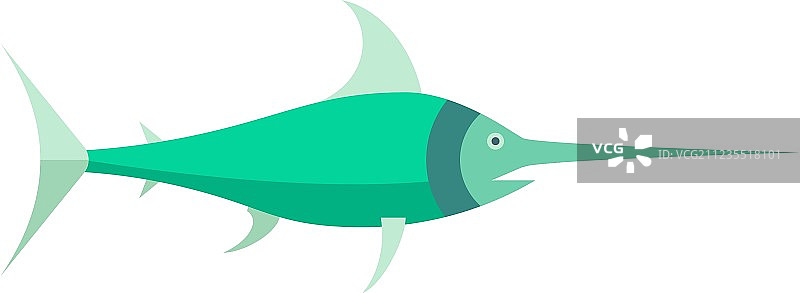 海洋动物设计之锯鳐图片素材