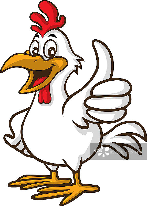 卡通公鸡图片素材