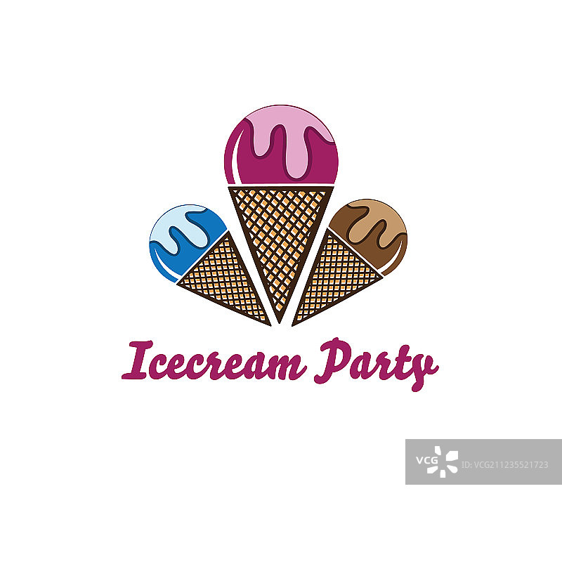 冰淇淋派对图片素材