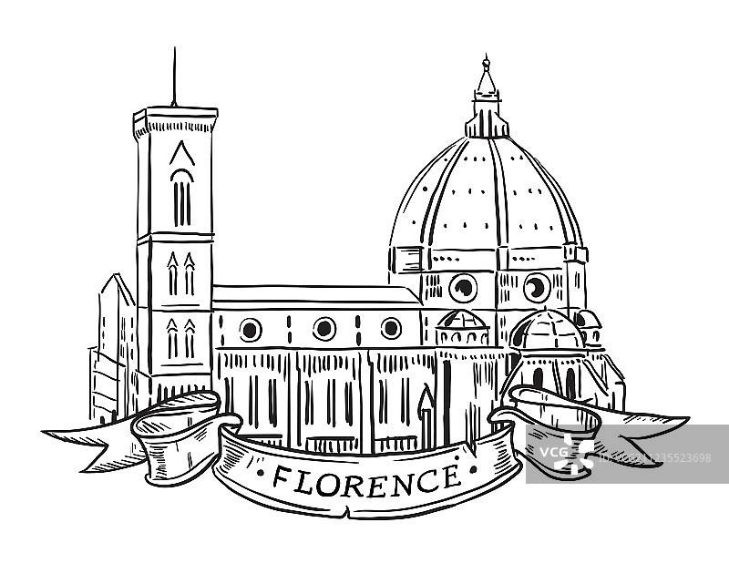 佛罗伦萨圣母百花大教堂图片素材