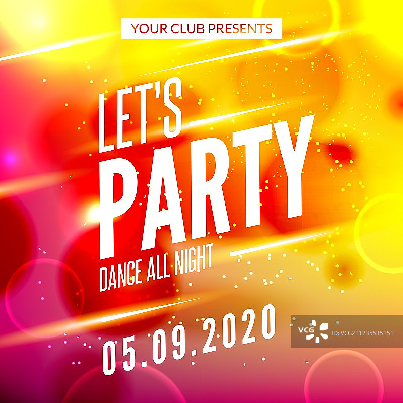 派对之夜俱乐部音乐模版海报图片素材